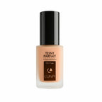 Refect Beauty Luna Teint Parfait oil-free liquid foundation in a frosted glass bottle with a black cap.