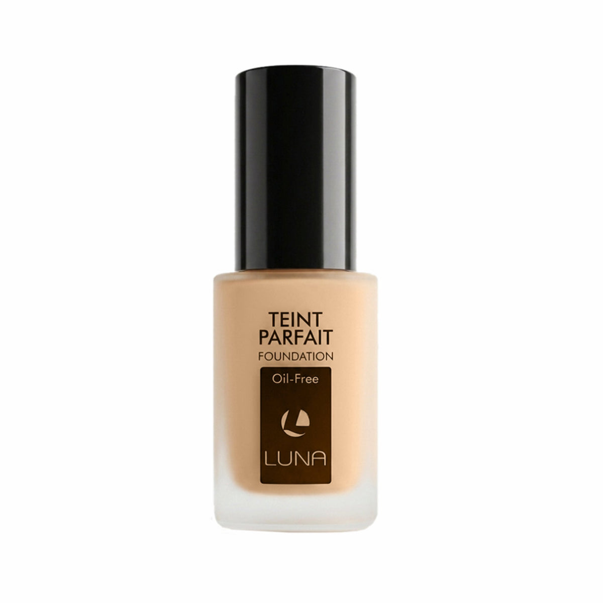 Refect Beauty Luna Teint Parfait oil-free concealing foundation in a glass bottle with a black cap