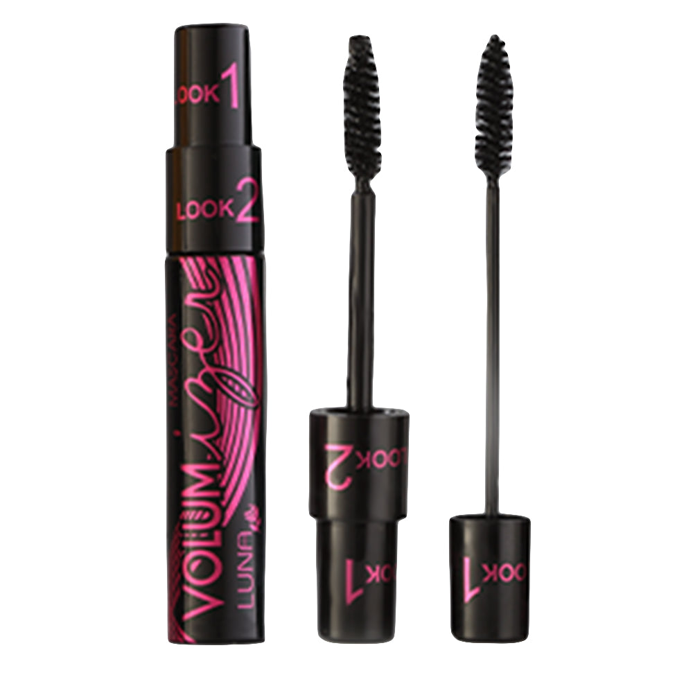 Refect Beauty LUNA Volumizer Mascara in black with dual-ended brush for customizable volume and lash definition.