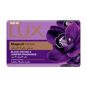 Refect Beauty Lux Magical Orchid soap bar with black orchid and juniper fragrance in purple packaging.