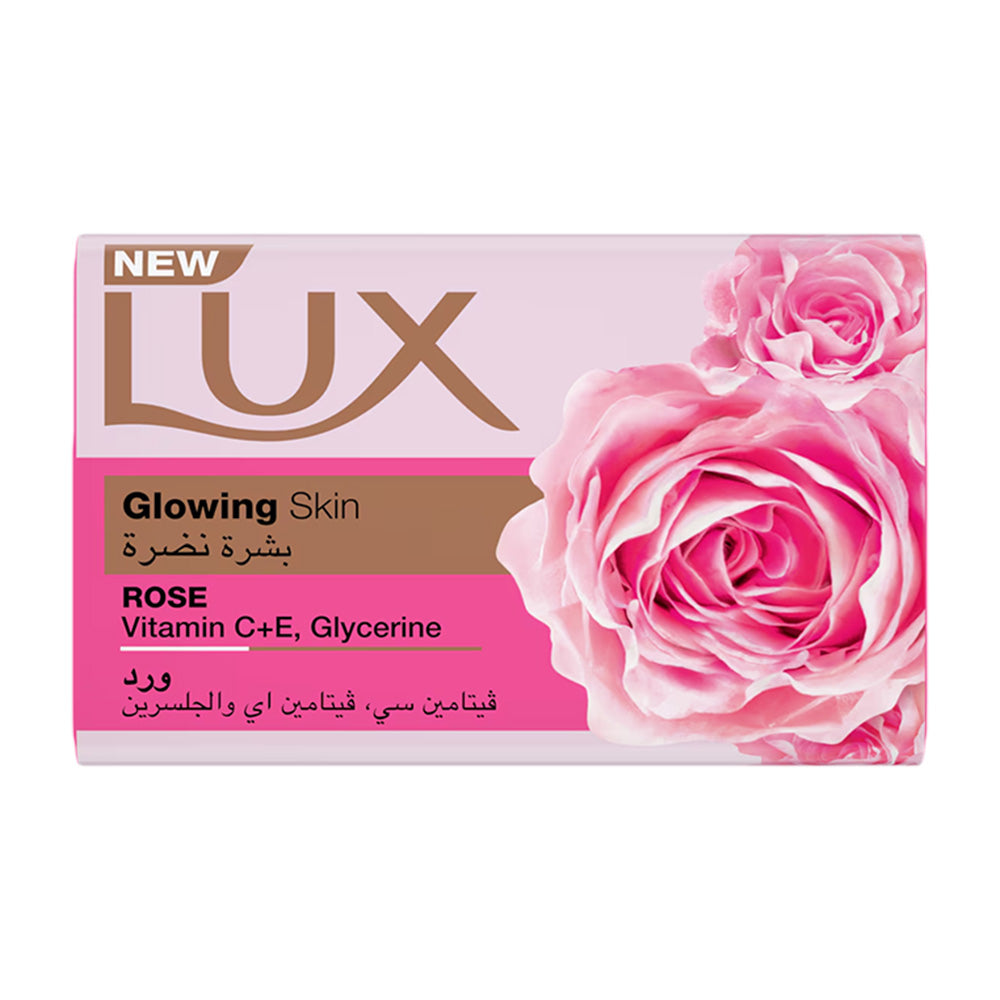 Refect Beauty Lux Glowing Skin rose soap bar with Vitamin C, E, and glycerin for a radiant complexion