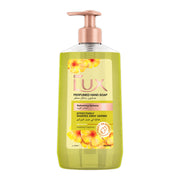 Refect Beauty LUX Refreshing Verbena hand wash in a 500ml pump bottle with yellow floral label design