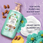 Refect Beauty Lux Purifying Watermint and Almond Oil hand wash bottle with mint green packaging and pump dispenser