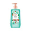 Refect Beauty Lux Purifying Watermint and Almond Oil hand wash in a 500ml teal pump bottle with floral design.