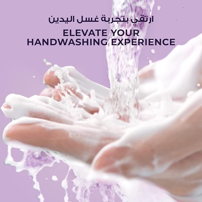 Refect Beauty Lux Purifying Watermint hand wash creating a rich lather under running water for clean hands