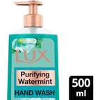 Refect Beauty Lux Purifying Watermint antibacterial hand wash in a 500ml bottle with a rose gold pump dispenser.