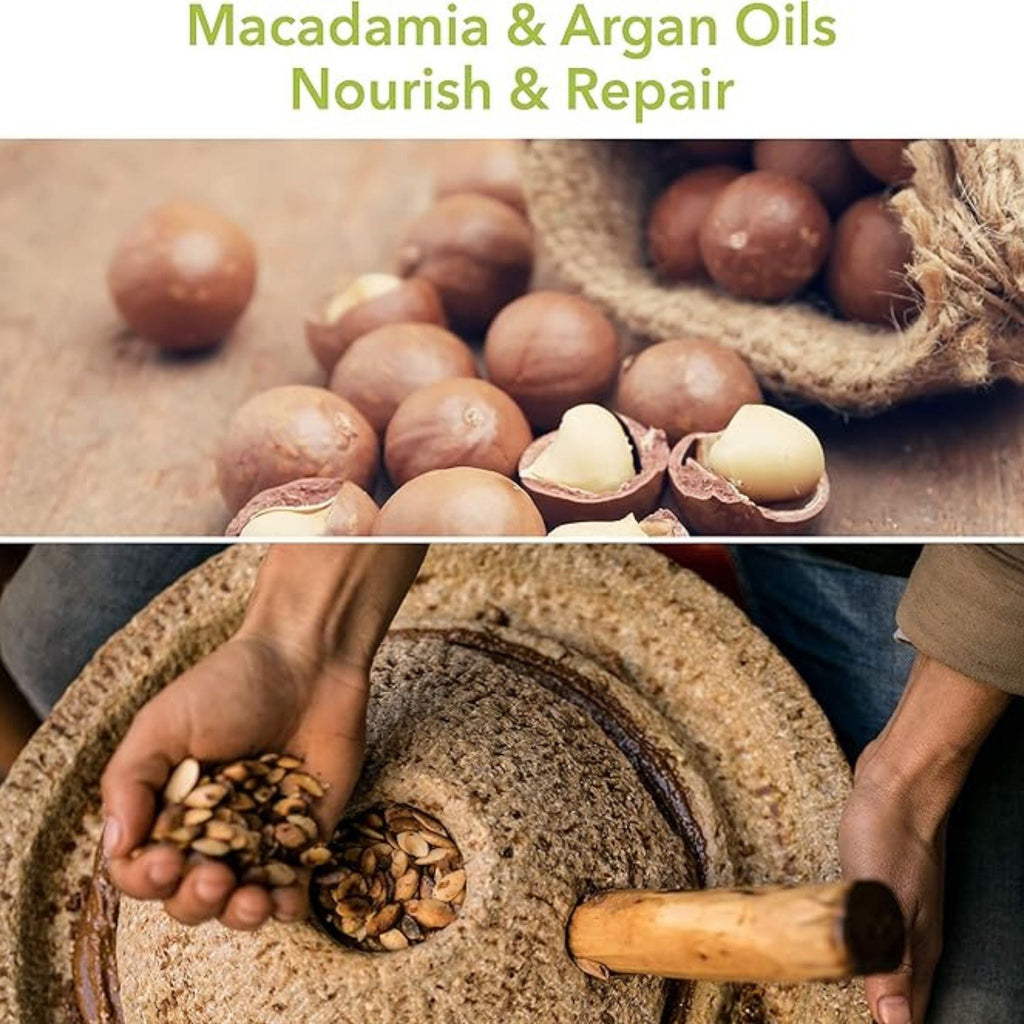 Refect Beauty Macadamia Natural Oil Healing Oil Spray ingredients featuring raw macadamia nuts and traditional milling