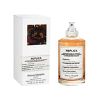 Refect Beauty Maison Margiela Replica Jazz Club eau de toilette bottle and white box with vintage jazz club imagery.