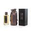 Refect Beauty Mancera Black Intensitive Aoud perfume bottle with metallic pouch and black box packaging