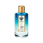 Refect Beauty Mancera French Riviera Eau de Parfum in a blue gradient glass bottle with a gold cap