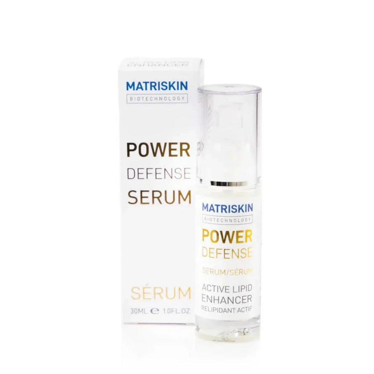 Refect Beauty Matriskin Power Defense Serum bottle and white packaging box for skin barrier protection
