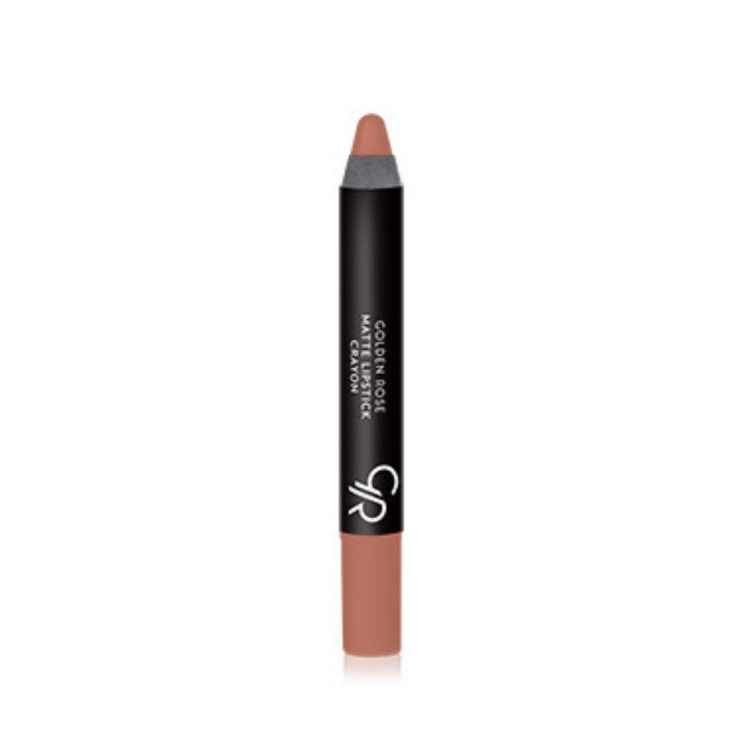 Refect Beauty Golden Rose matte lipstick crayon in a neutral nude shade with a precise pencil tip for easy application. 14