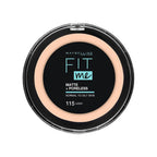 Refect Beauty Maybelline Fit Me Matte + Poreless powder foundation in shade 115 Ivory for normal to oily skin