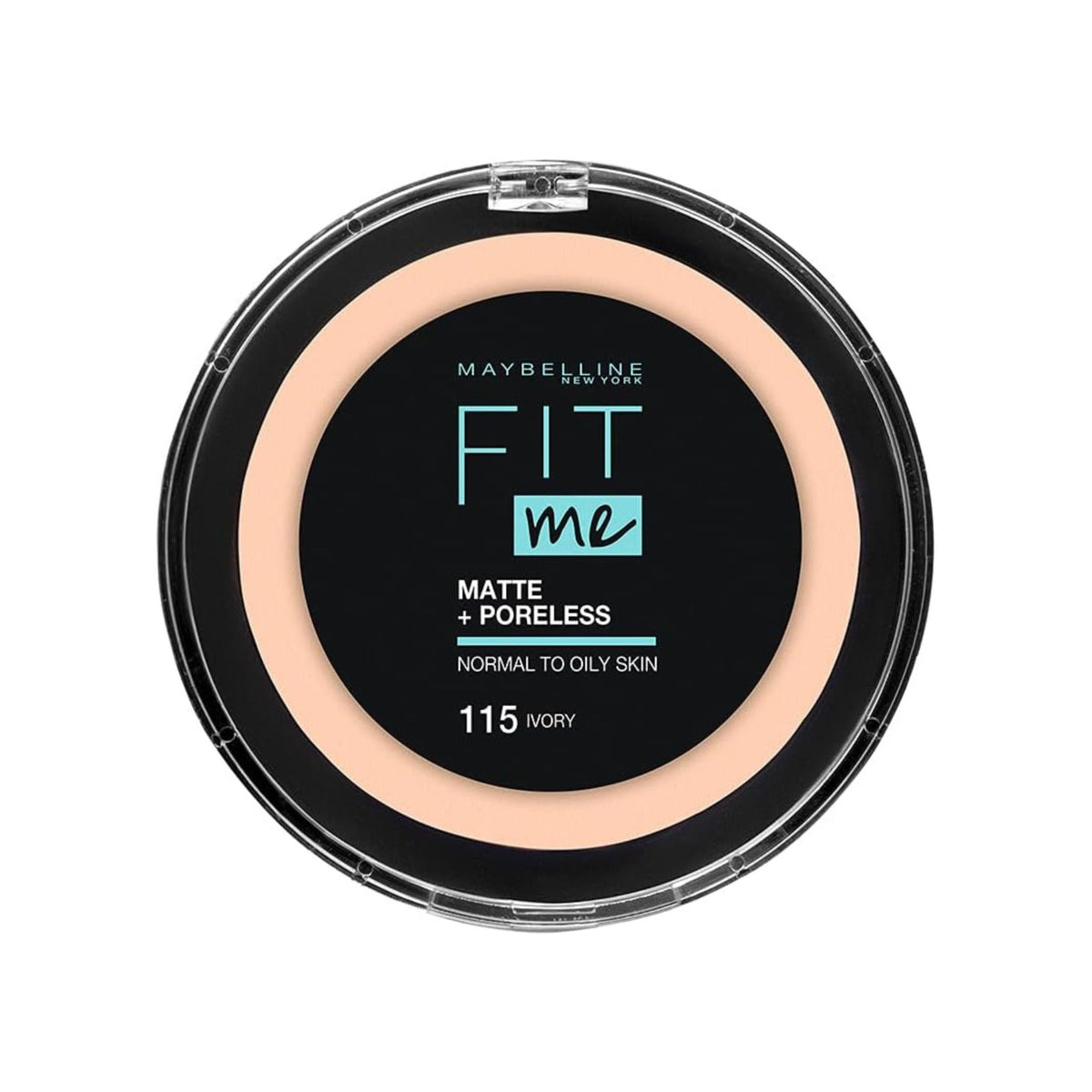 Refect Beauty Maybelline Fit Me Matte + Poreless powder foundation in shade 115 Ivory for normal to oily skin