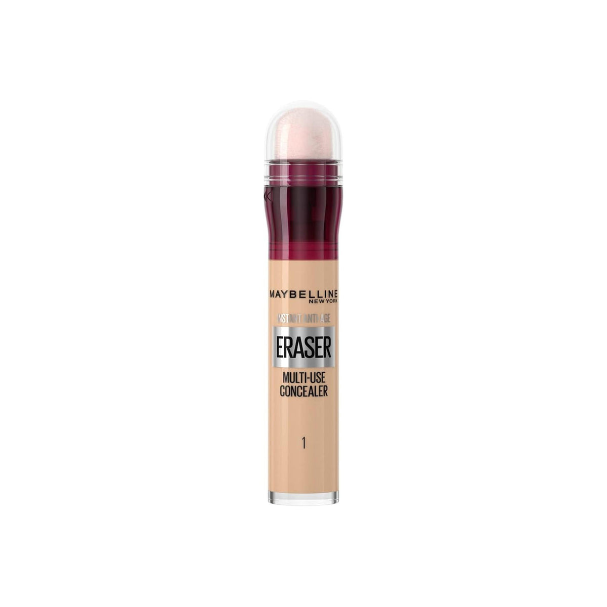 Refect Beauty Maybelline Instant Age Rewind Eraser multi-use concealer with sponge tip applicator in beige shade