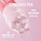 Refect Beauty Maybelline Lifter Gel Lip Oil-in-Gel click-twist pen with lip-hugging applicator tip