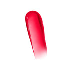 Refect Beauty Maybelline Lifter Glaze Lip Balm swatch showing a vibrant glossy red tinted formula texture