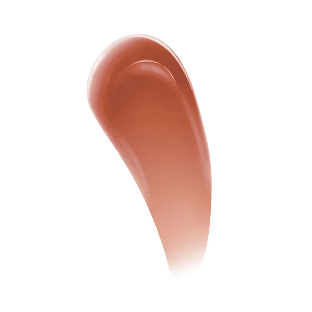 Refect Beauty Maybelline Lifter Gloss swatch in a warm nude shade with a high-shine, hydrating finish.
