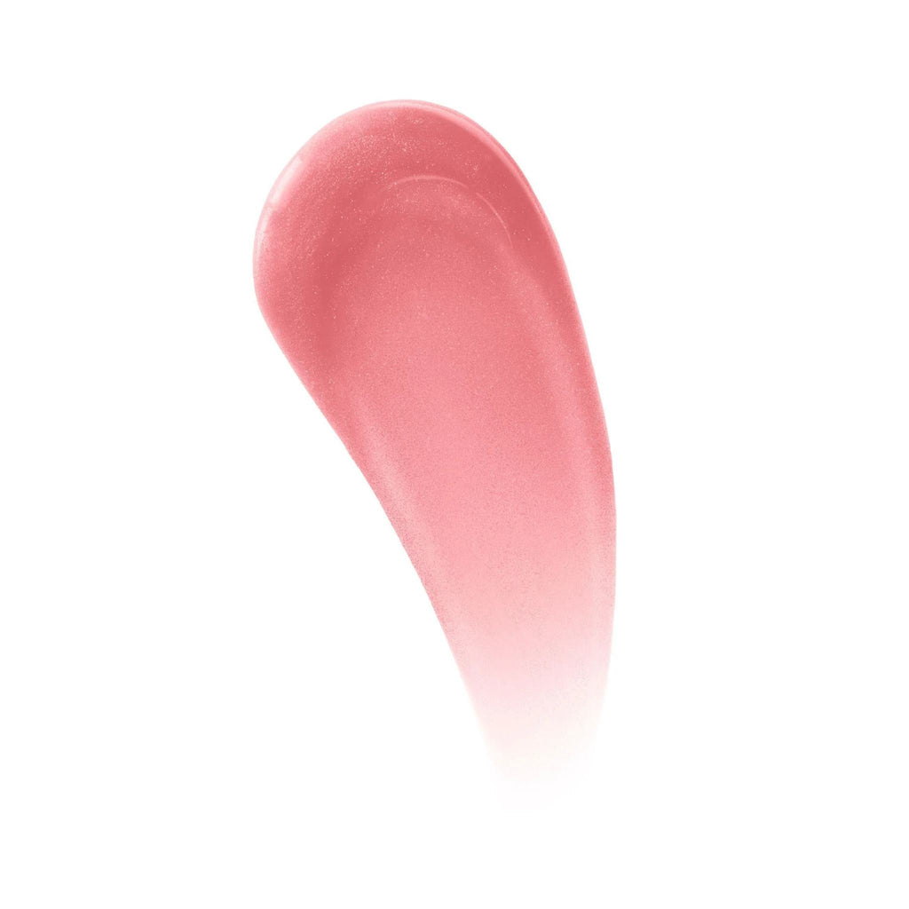 Refect Beauty Maybelline Lifter Gloss swatch showing a shimmering pink hydrating lip gloss texture