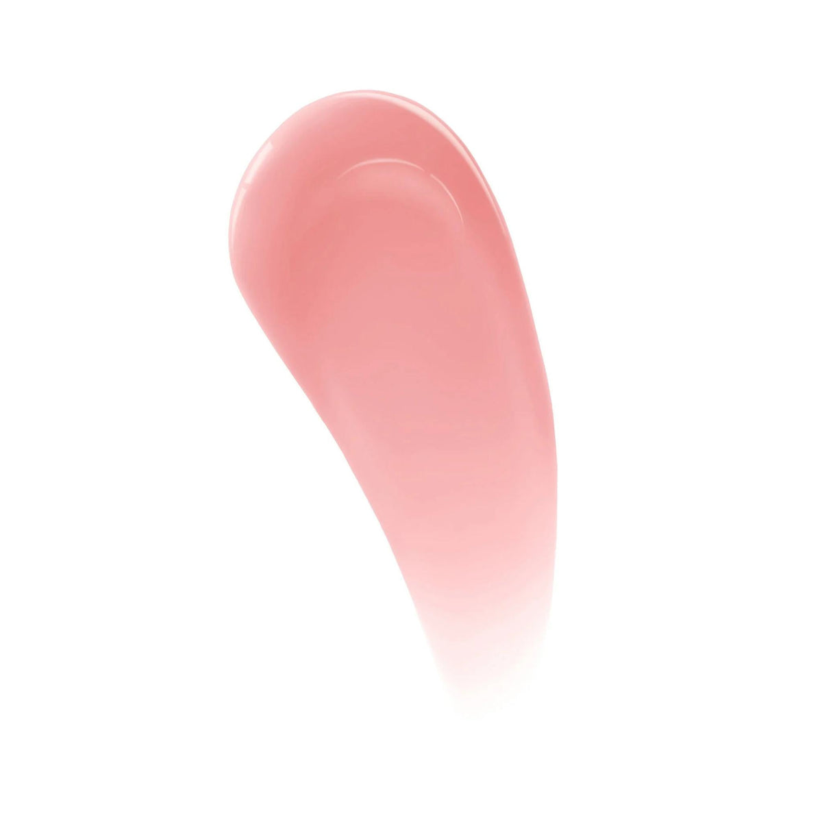 Refect Beauty Maybelline Lifter Gloss swatch in a sheer pink shade showing a smooth, hydrating, glass-like texture.