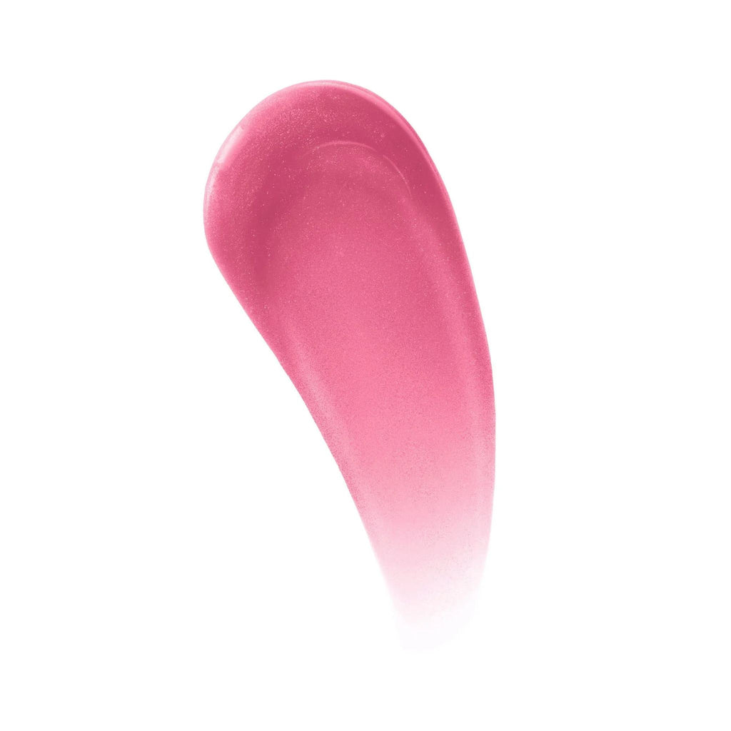 Refect Beauty Maybelline Lifter Gloss swatch in a shimmering pink shade with a smooth, hydrating, glass-like finish.