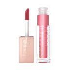Refect Beauty Maybelline Lifter Gloss in pink with XL applicator wand for hydrating and plumping lip shine
