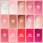 Refect Beauty Maybelline Lifter Gloss shade range showing 15 different colors with glossy, hydrating finishes.
