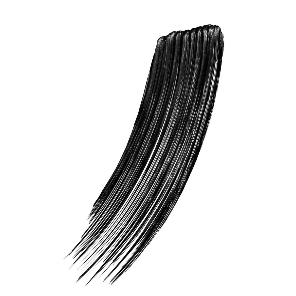 Refect Beauty Maybelline Lash Sensational Fireworks Mascara swatch showing intense black pigment and fanned-out texture