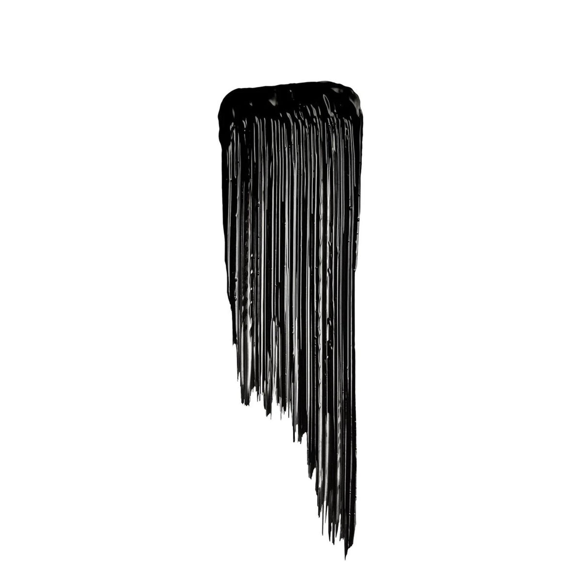 Refect Beauty Maybelline The Falsies Lash Lift mascara black pigment swatch showing smooth texture and high coverage