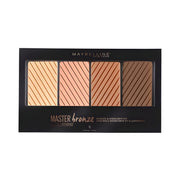 Refect Beauty Maybelline Master Bronze and Highlight Kit featuring four shimmering gradient shades in a palette.