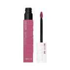 Refect Beauty Maybelline Super Stay Matte Ink liquid lipstick in a vibrant mauve shade with precision applicator