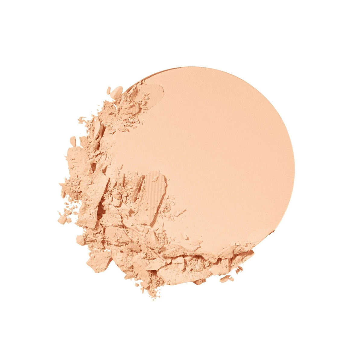 Refect Beauty Maybelline Fit Me Matte + Poreless powder foundation in a light beige shade with a crushed texture.