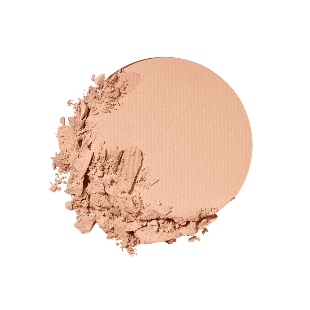 Refect Beauty Maybelline Fit Me matte powder foundation in a light beige shade with a crumbled texture.