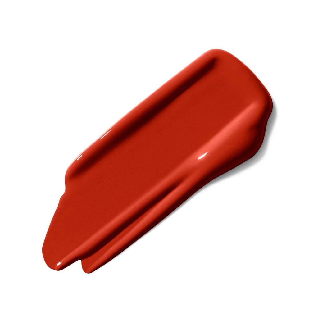 Refect Beauty Maybelline Super Stay Matte Ink liquid lipstick swatch in a vibrant, saturated red shade