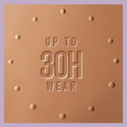 Refect Beauty Maybelline Super Stay 30H Lumi Matte Foundation featuring a 30-hour wear embossed design on tan texture.