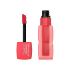 Refect Beauty Maybelline Super Stay Teddy Tint liquid lip color in a vibrant coral shade with a soft matte applicator.