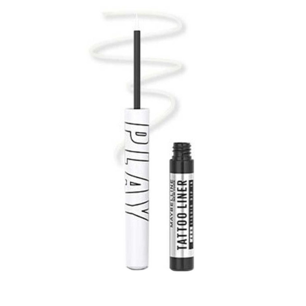 Refect Beauty Maybelline Tattoo Liner Play liquid eyeliner with a white felt tip applicator and metallic finish