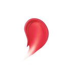 Refect Beauty Maybelline Super Stay Teddy Tint lip color swatch showing a vibrant pinkish-red matte liquid texture