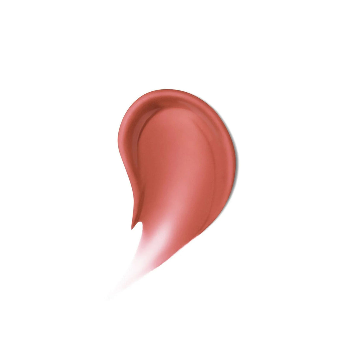 Refect Beauty Maybelline Super Stay Teddy Tint lip color swatch showing a smooth, natural matte terracotta shade.