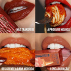 Refect Beauty Maybelline Super Stay Vinyl Ink Sauce liquid lipstick showing long-wear, smudge-proof, glossy finish.