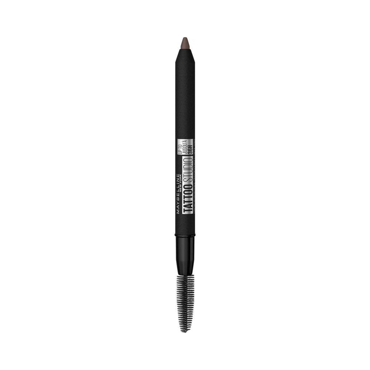 Refect Beauty Maybelline Tattoo Studio waterproof eyebrow pencil with spoolie brush for defined, long-wear brows.