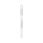 Refect Beauty Maybelline Tattoo Studio waterproof gel eyeliner pencil in a white shade with a clear cap.
