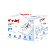 Refect Beauty Medel Sense automatic upper arm blood pressure monitor in its white product packaging box.