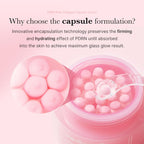 Refect Beauty Medicube PDRN Pink Collagen Capsule Cream showing pink moisturizing capsules and clear gel texture