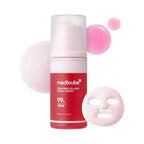Refect Beauty Medicube PDRN Pink Collagen Bubble Serum bottle with pink foam texture and a facial mask shape