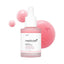 Refect Beauty Medicube PDRN Pink Peptide Serum in a glass dropper bottle with floating pink serum droplets.