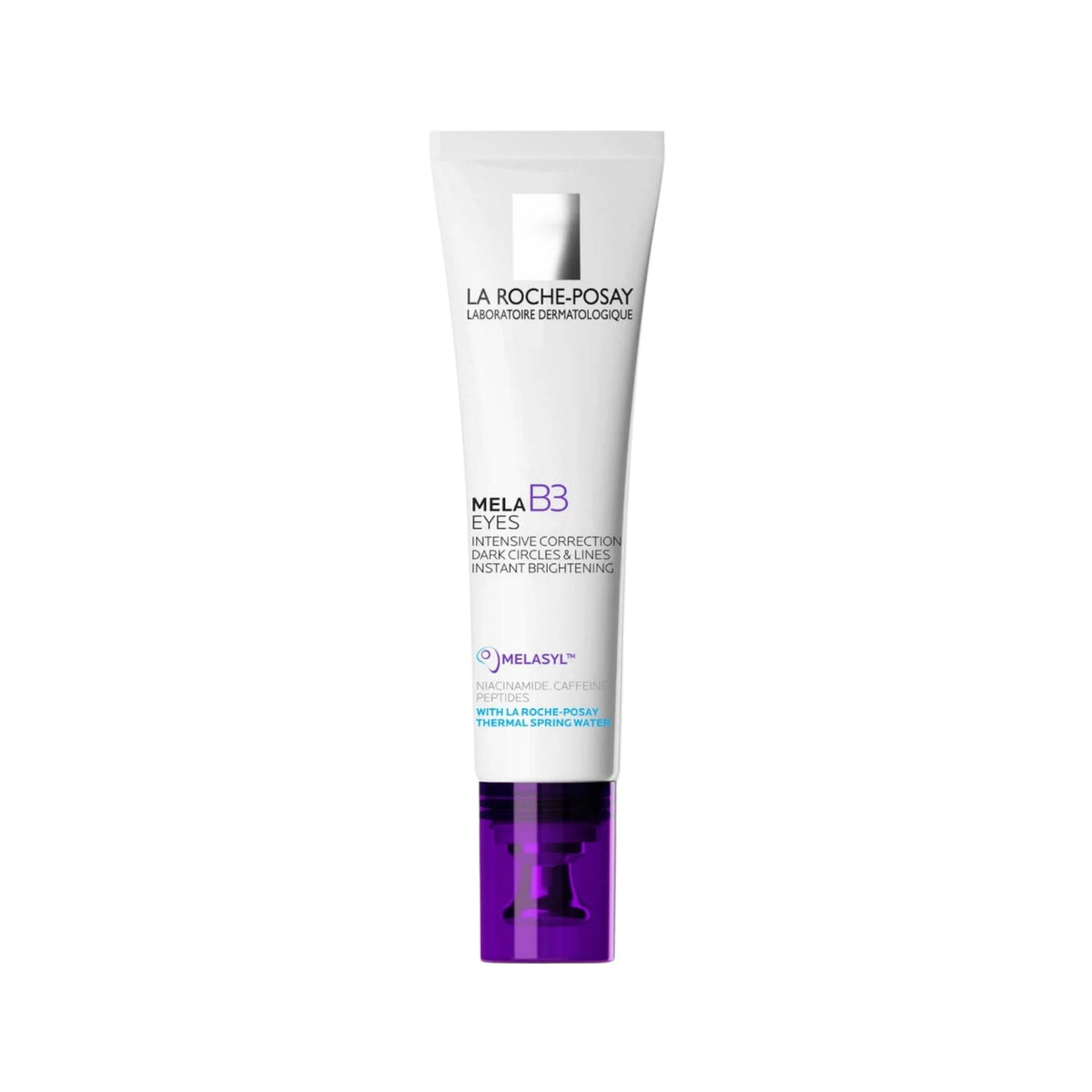 Refect Beauty La Roche-Posay Mela B3 eye cream tube with cryo-cooling applicator for dark circles and wrinkles