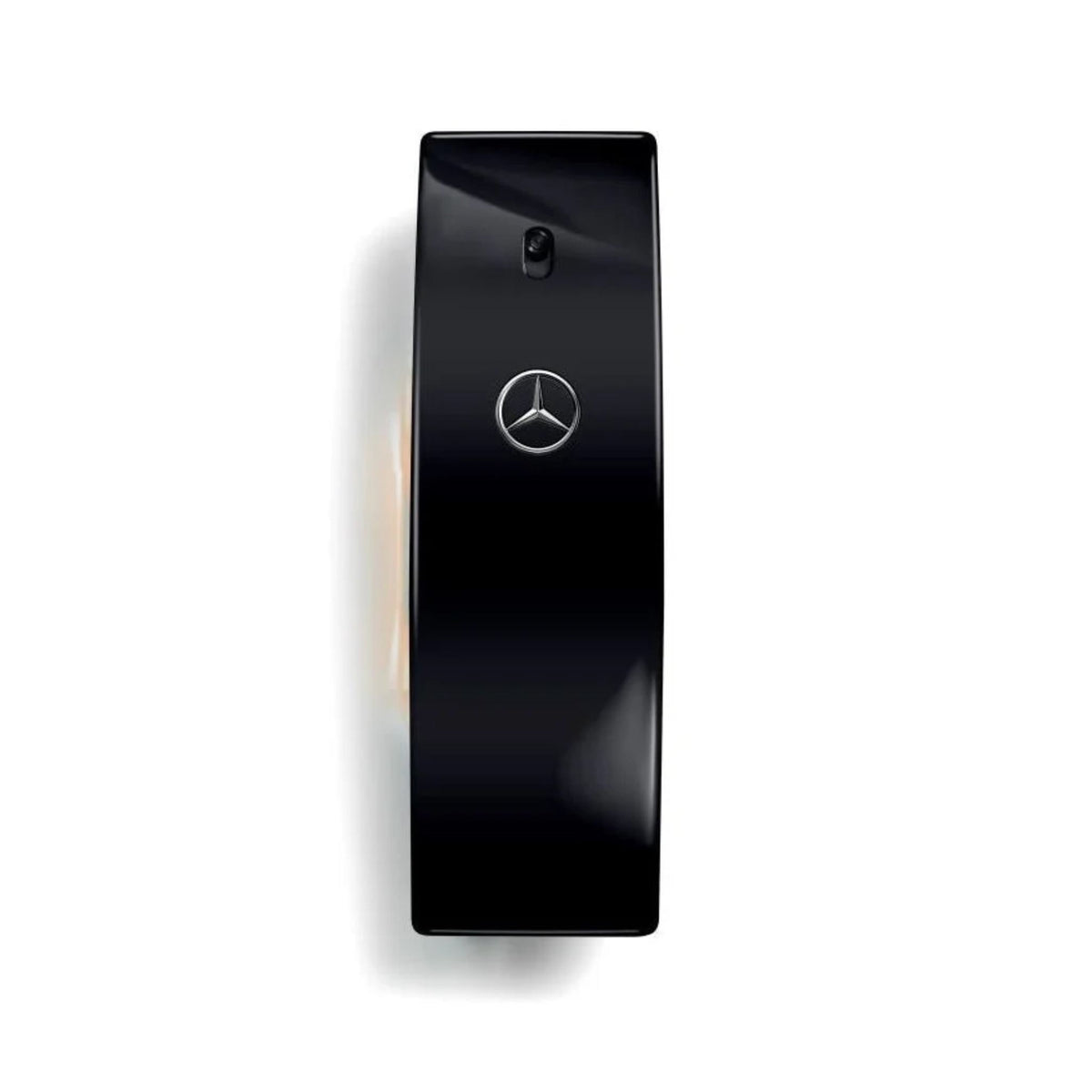 Refect Beauty Mercedes-Benz Club Black eau de toilette in a sleek, glossy black rectangular bottle with silver logo.