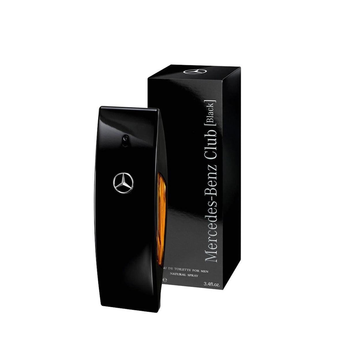 Refect Beauty Mercedes-Benz Club Black Eau de Toilette in a sleek black bottle with the iconic silver logo