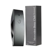 Refect Beauty Mercedes-Benz Club Extreme eau de toilette bottle and box with a sleek dark grey metallic design